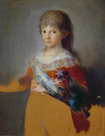 The Infante Francisco de Paula by Francisco de Goya